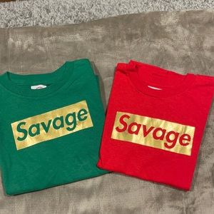 Savage T-shirt’s (2)